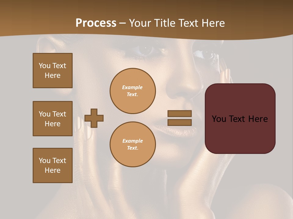 Beautiful Creative Face PowerPoint Template