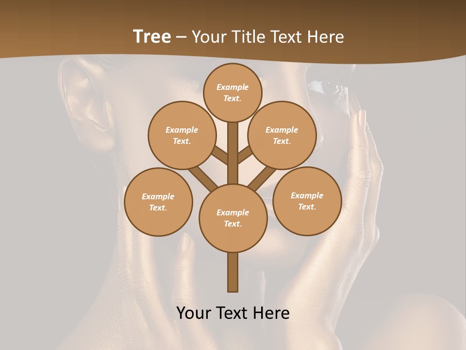 Beautiful Creative Face PowerPoint Template