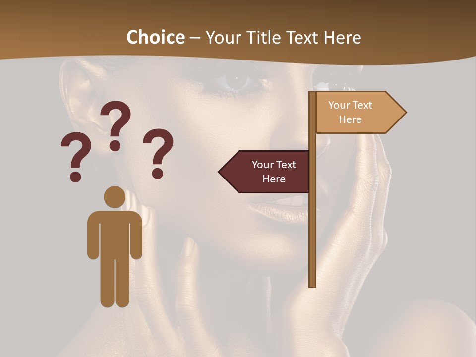 Beautiful Creative Face PowerPoint Template