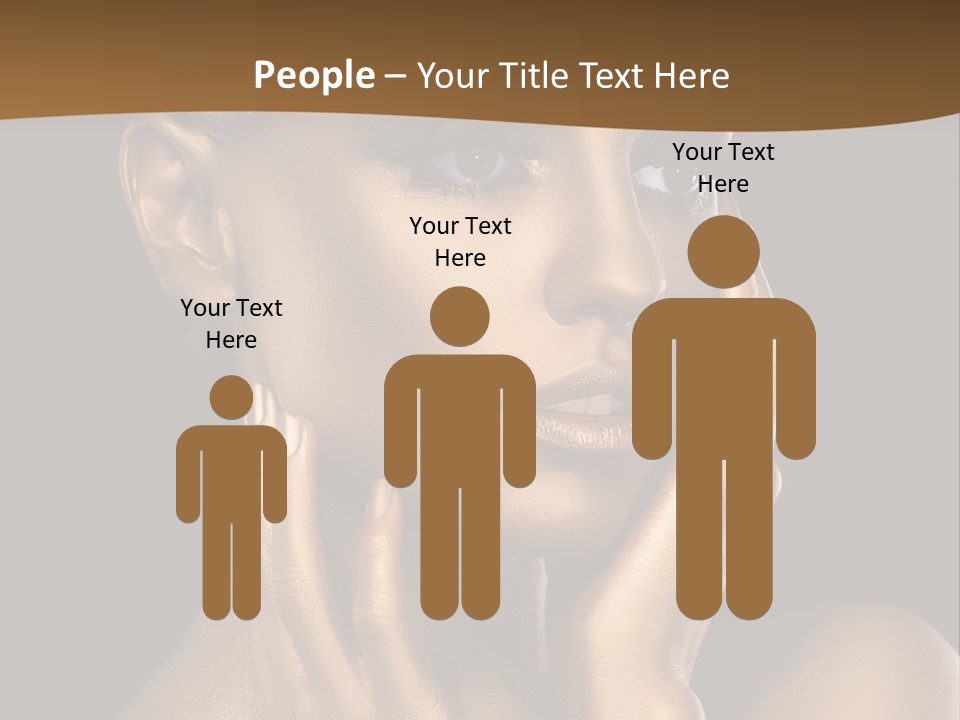 Beautiful Creative Face PowerPoint Template