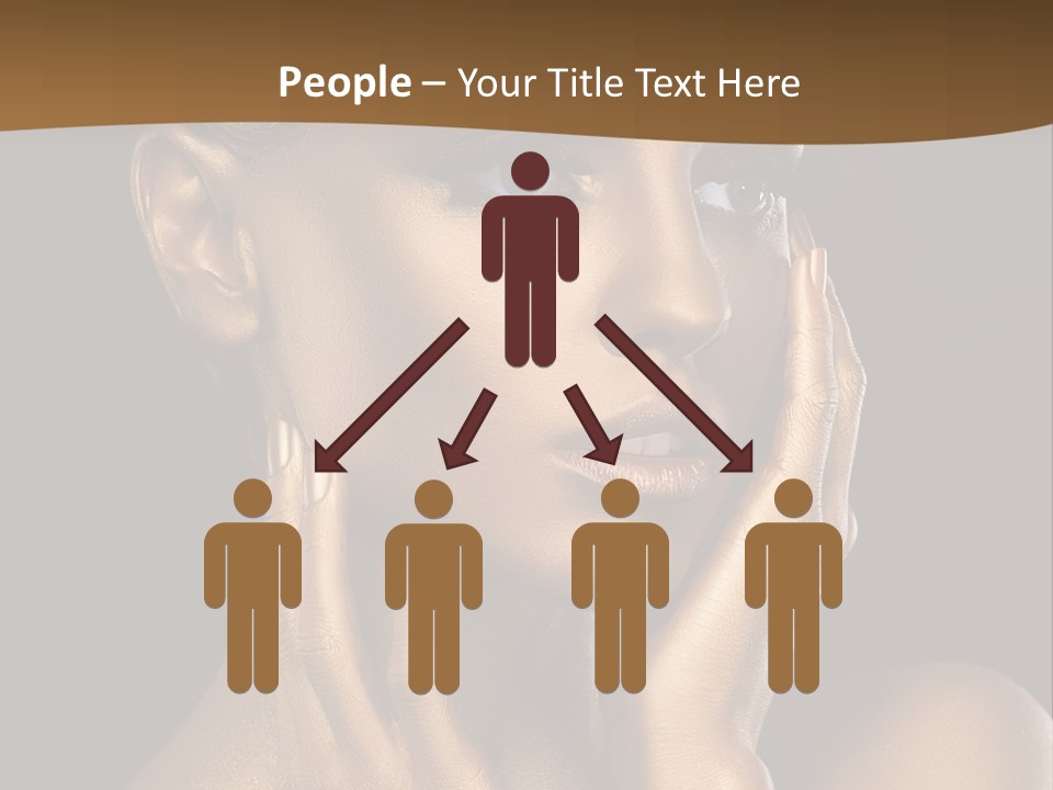 Beautiful Creative Face PowerPoint Template