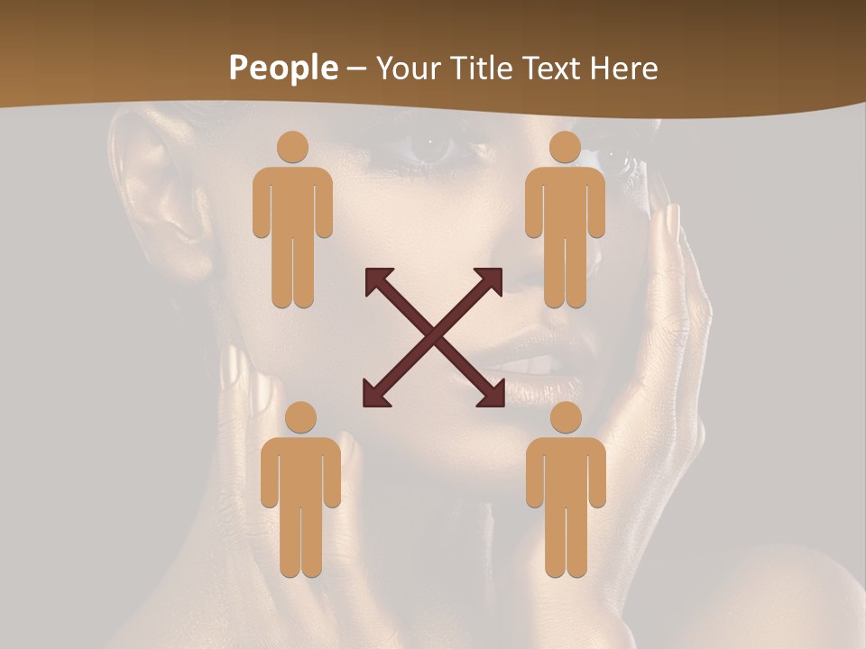 Beautiful Creative Face PowerPoint Template