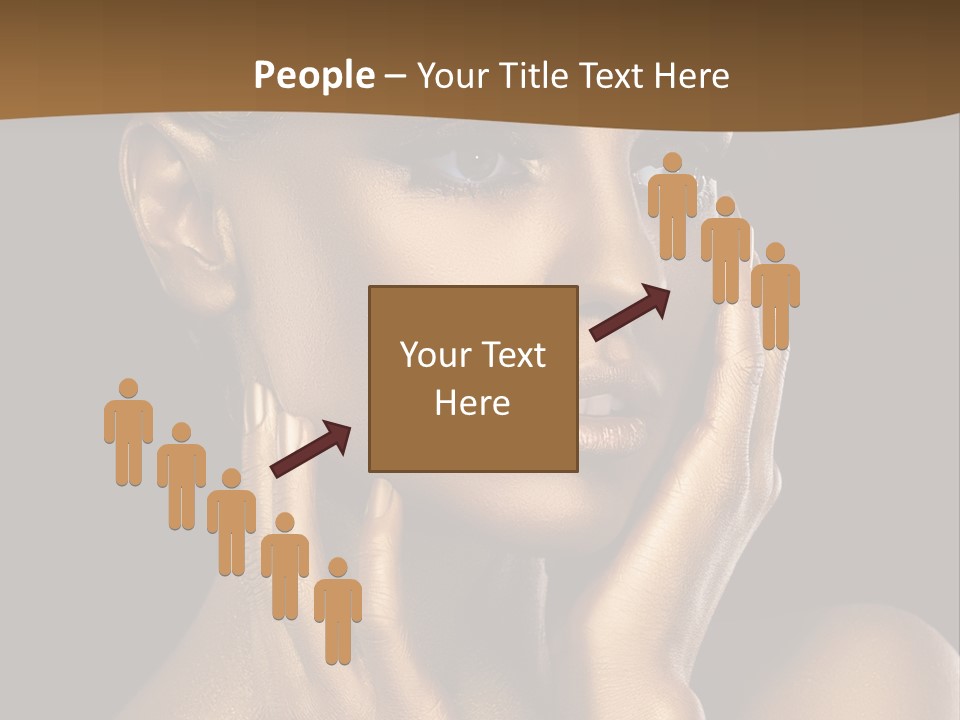 Beautiful Creative Face PowerPoint Template