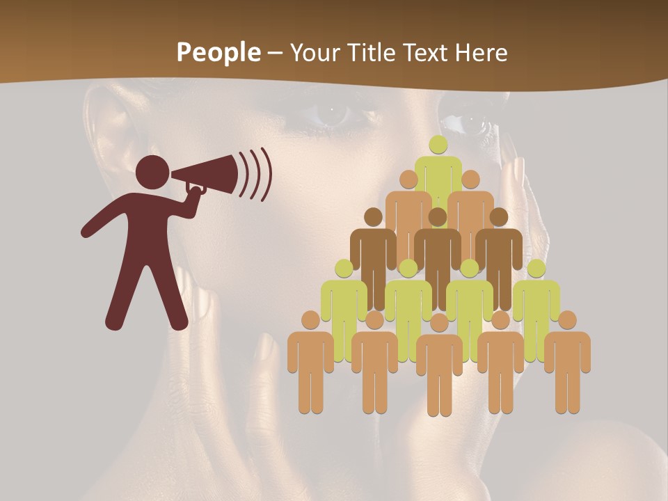 Beautiful Creative Face PowerPoint Template