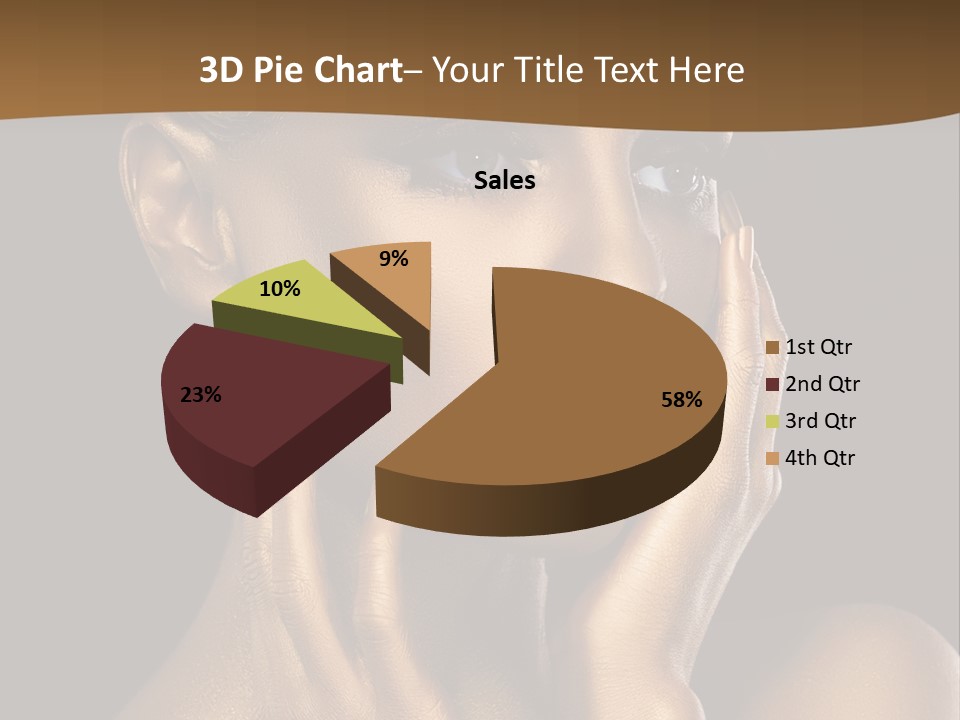 Beautiful Creative Face PowerPoint Template