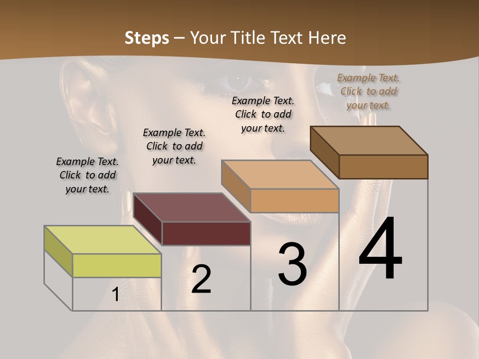 Beautiful Creative Face PowerPoint Template
