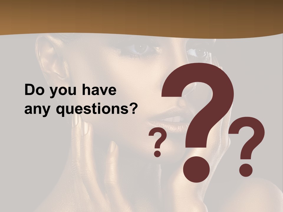 Beautiful Creative Face PowerPoint Template