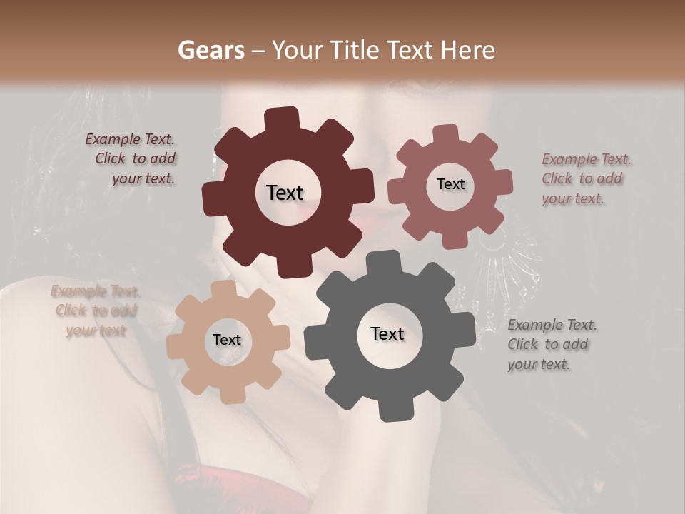 Fashion Hands Voluptuous PowerPoint Template