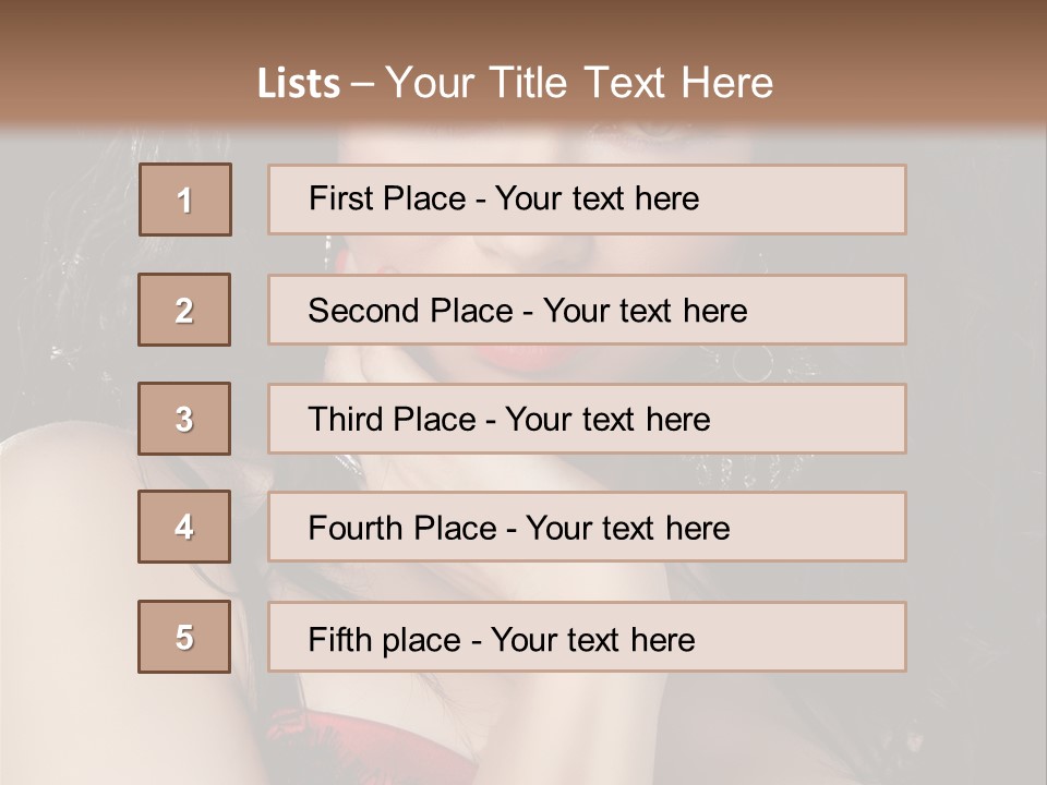 Fashion Hands Voluptuous PowerPoint Template
