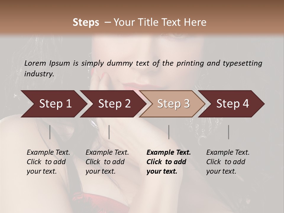 Fashion Hands Voluptuous PowerPoint Template