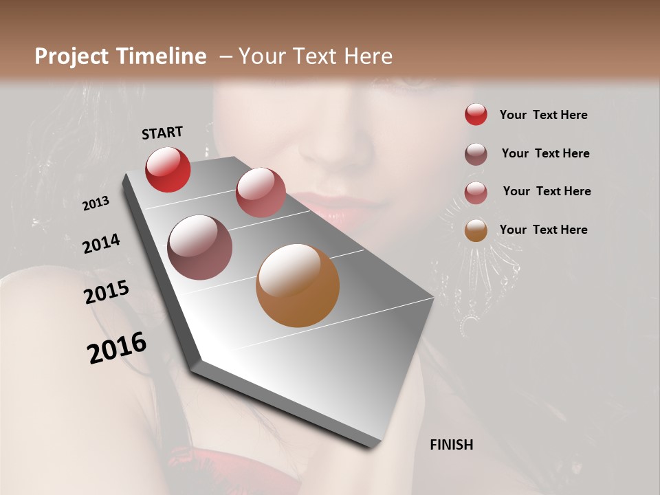 Fashion Hands Voluptuous PowerPoint Template