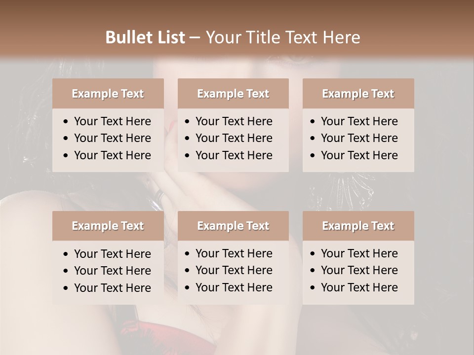 Fashion Hands Voluptuous PowerPoint Template