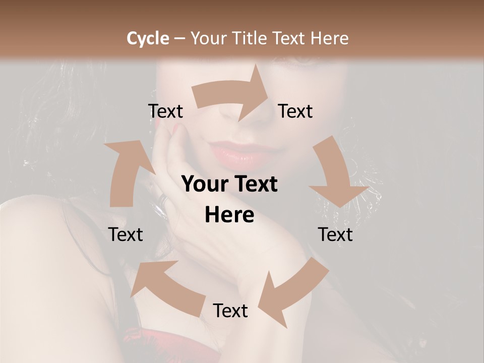 Fashion Hands Voluptuous PowerPoint Template