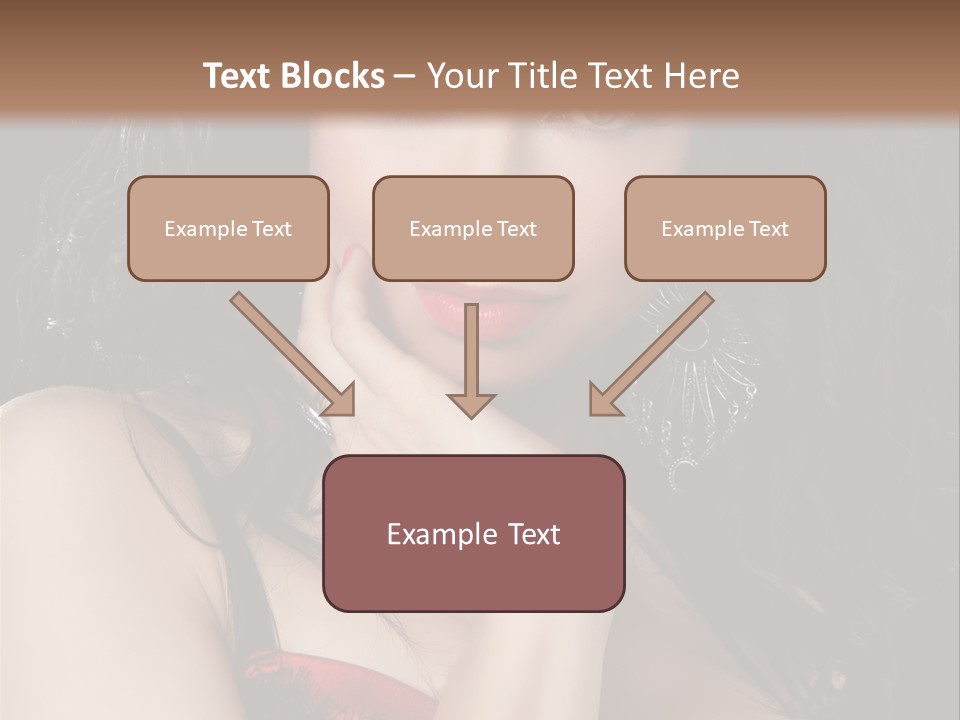 Fashion Hands Voluptuous PowerPoint Template