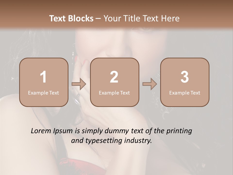 Fashion Hands Voluptuous PowerPoint Template