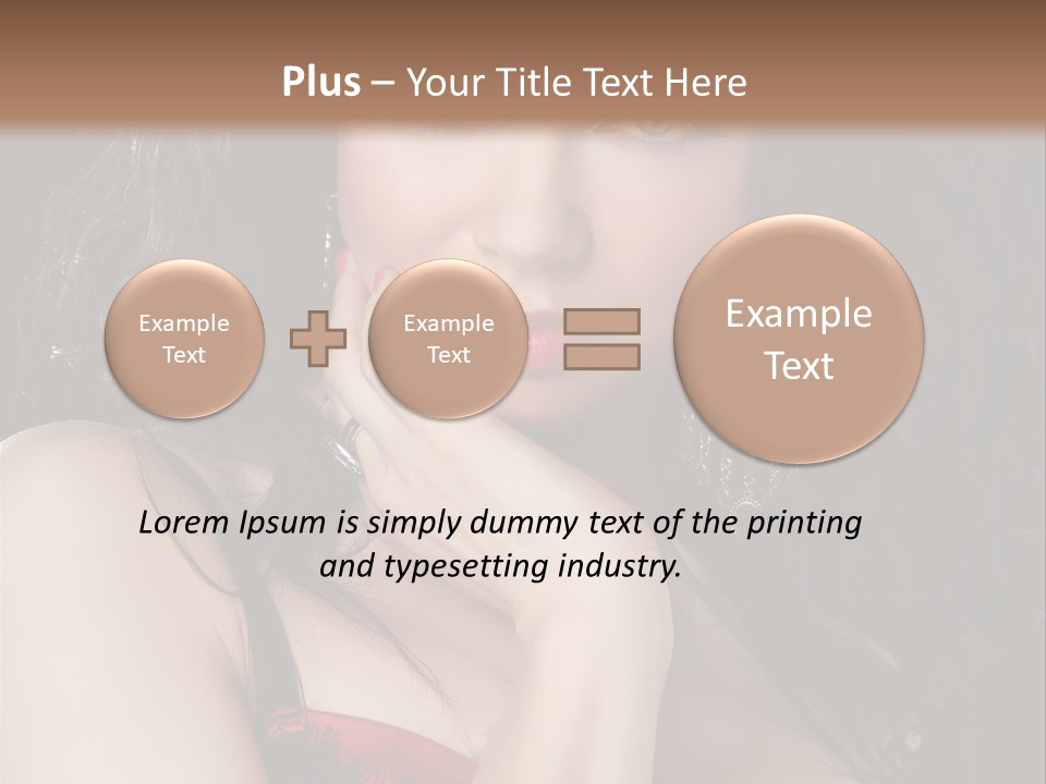 Fashion Hands Voluptuous PowerPoint Template