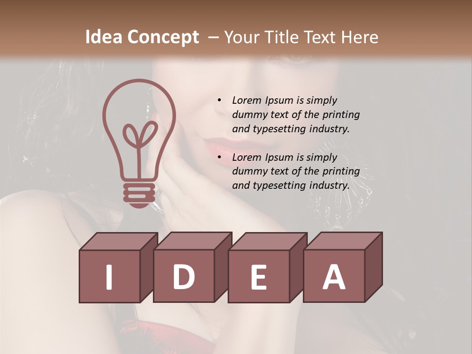 Fashion Hands Voluptuous PowerPoint Template