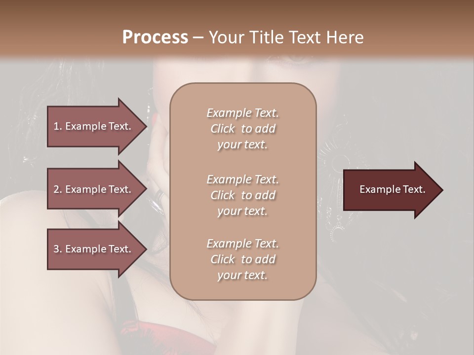 Fashion Hands Voluptuous PowerPoint Template