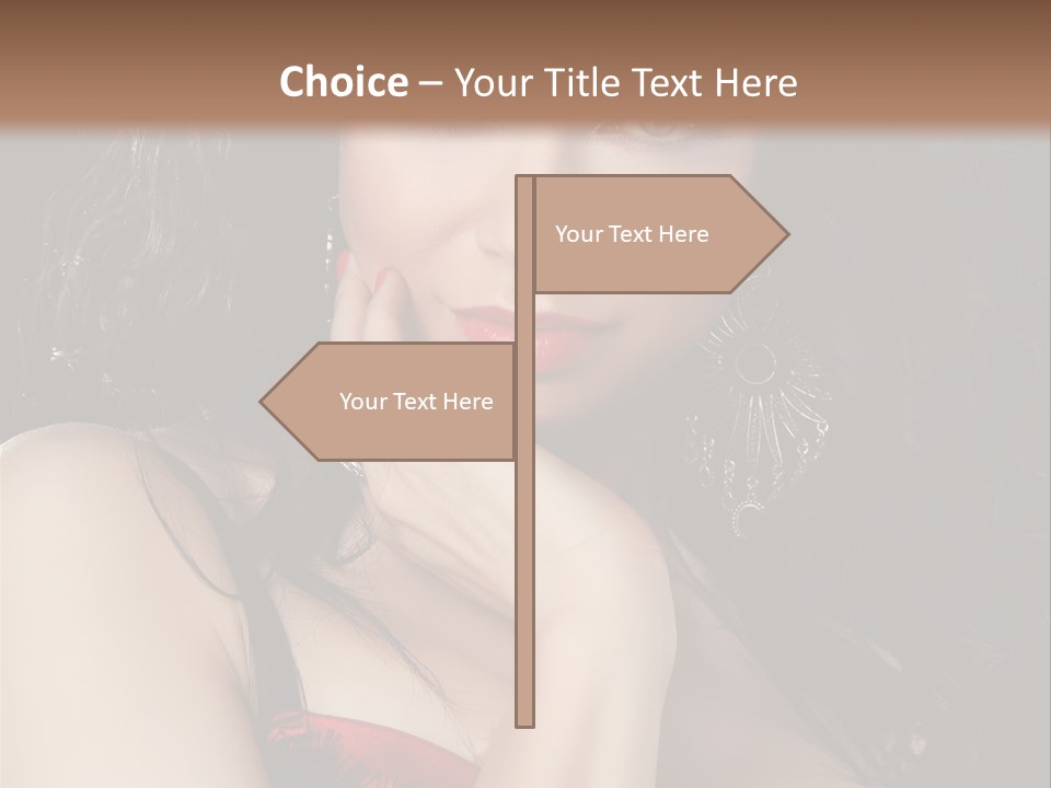 Fashion Hands Voluptuous PowerPoint Template