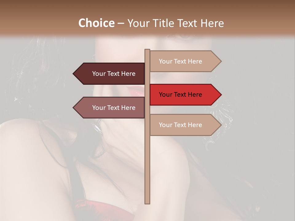 Fashion Hands Voluptuous PowerPoint Template