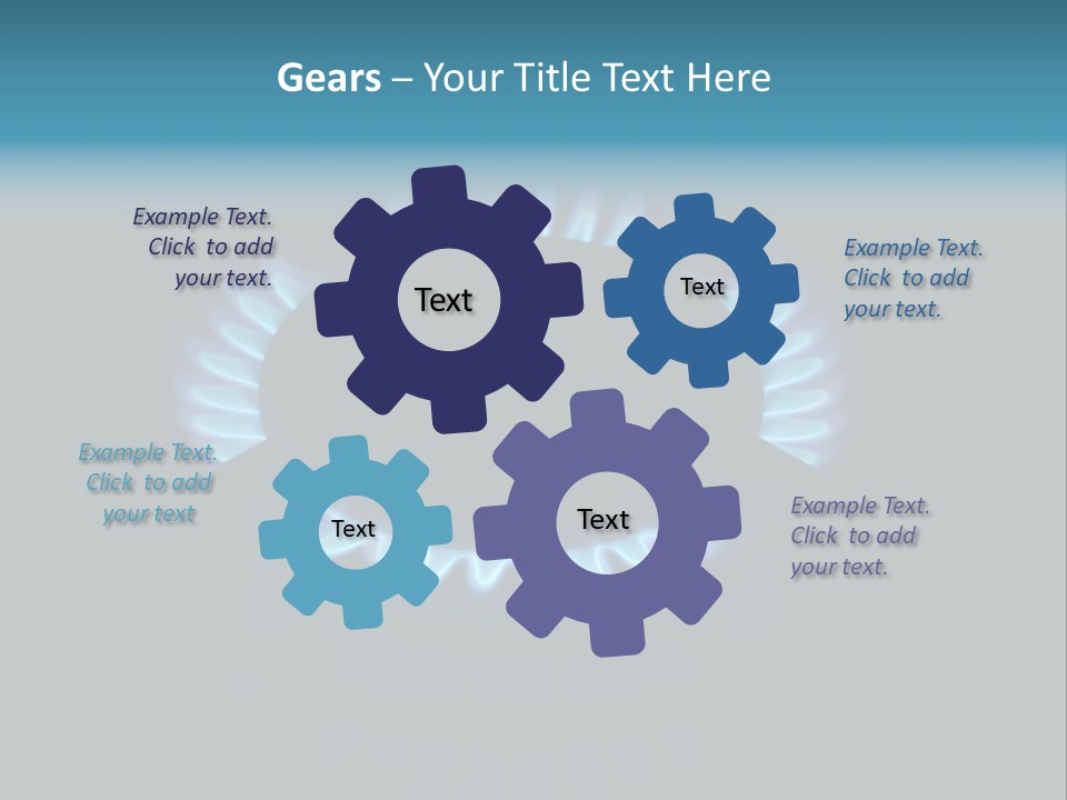 Fornello Cucina Gas Naturale PowerPoint Template