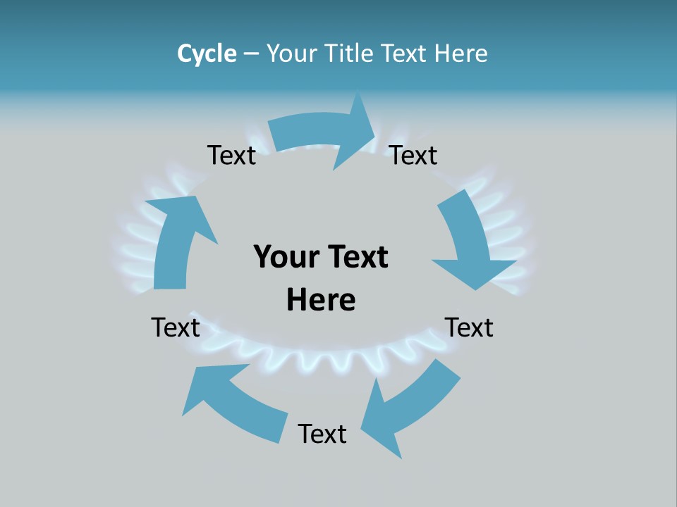 Fornello Cucina Gas Naturale PowerPoint Template