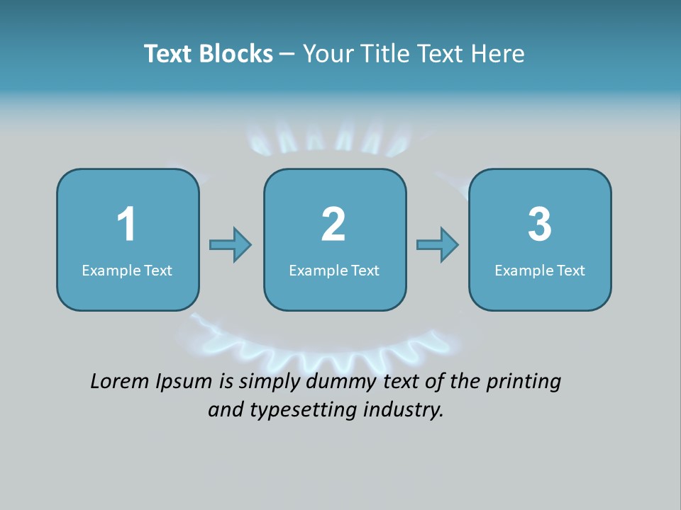 Fornello Cucina Gas Naturale PowerPoint Template