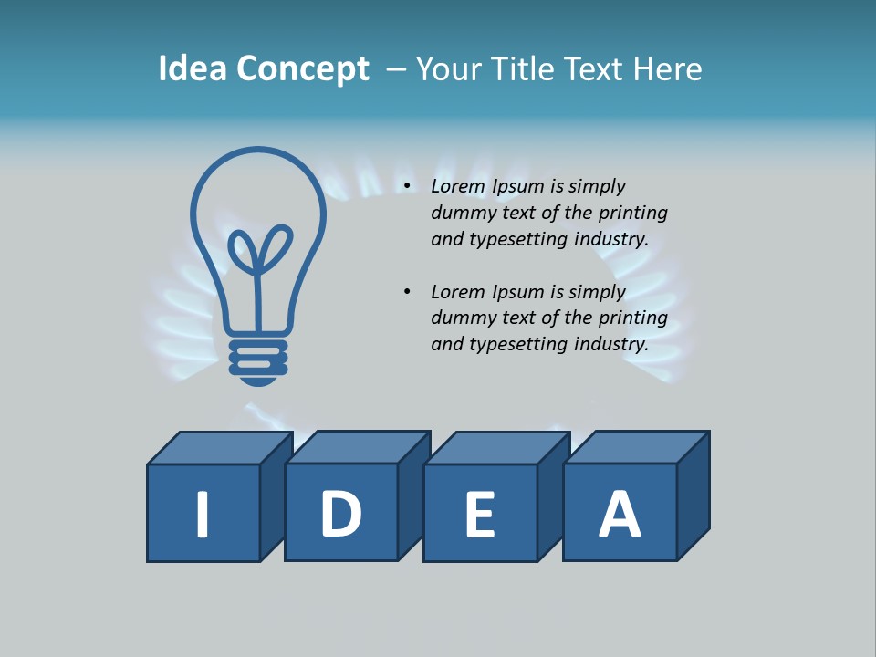 Fornello Cucina Gas Naturale PowerPoint Template