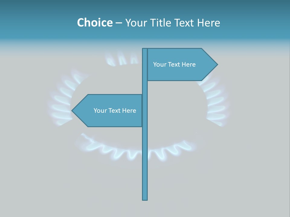 Fornello Cucina Gas Naturale PowerPoint Template