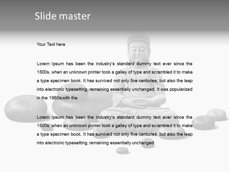 Inde Bouddhiste Fond PowerPoint Template