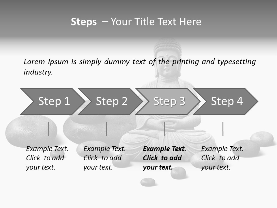 Inde Bouddhiste Fond PowerPoint Template
