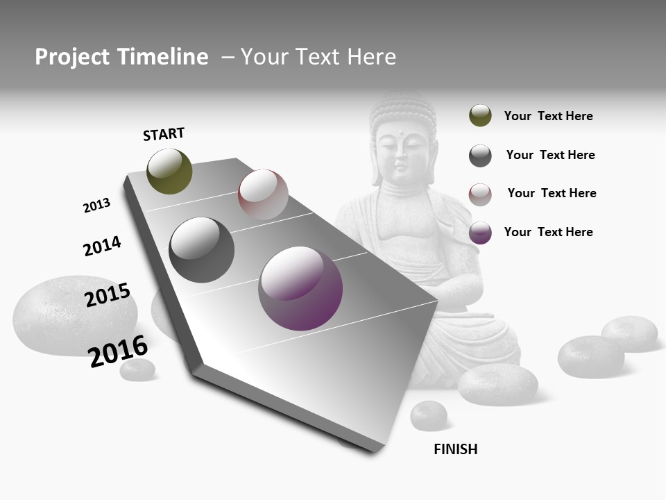 Inde Bouddhiste Fond PowerPoint Template