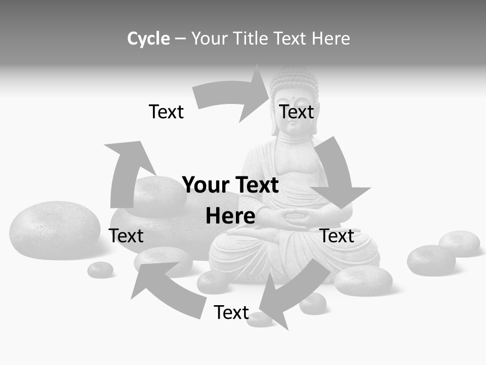 Inde Bouddhiste Fond PowerPoint Template