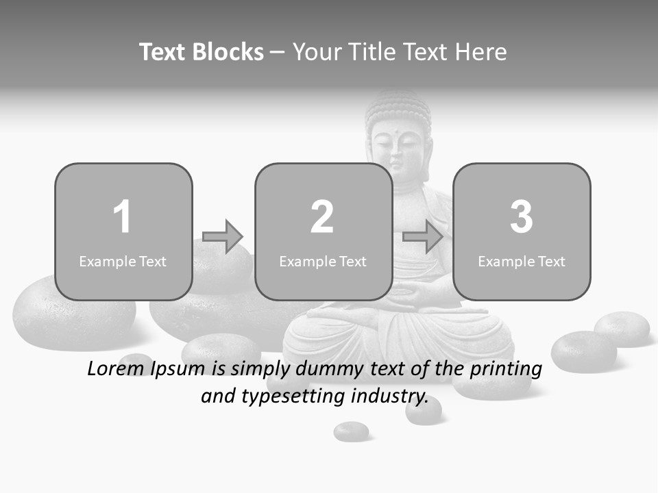 Inde Bouddhiste Fond PowerPoint Template