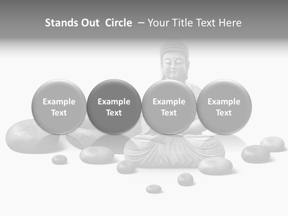 Inde Bouddhiste Fond PowerPoint Template