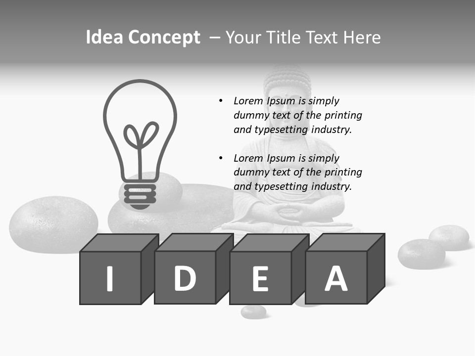 Inde Bouddhiste Fond PowerPoint Template