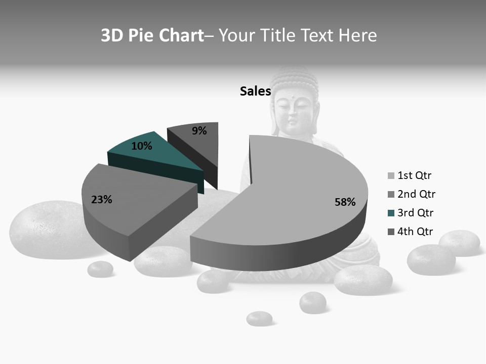 Inde Bouddhiste Fond PowerPoint Template