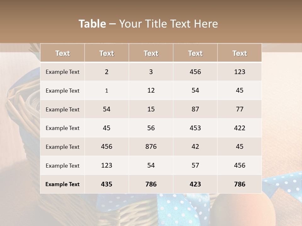 Symbol Design Elements Still Life PowerPoint Template