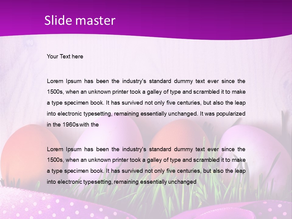 Symbol Blue Pink PowerPoint Template