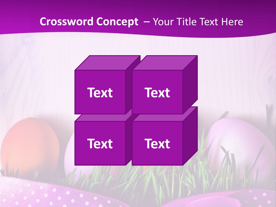 Symbol Blue Pink PowerPoint Template