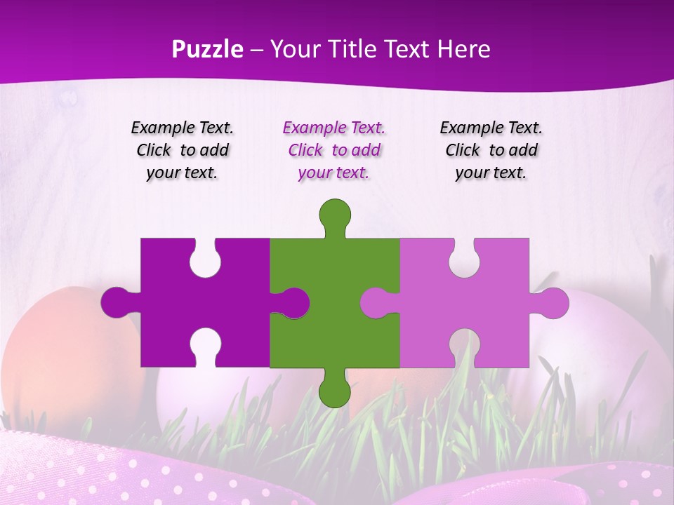 Symbol Blue Pink PowerPoint Template