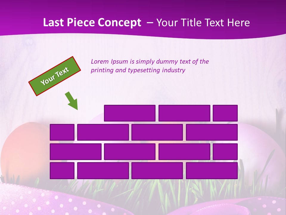 Symbol Blue Pink PowerPoint Template