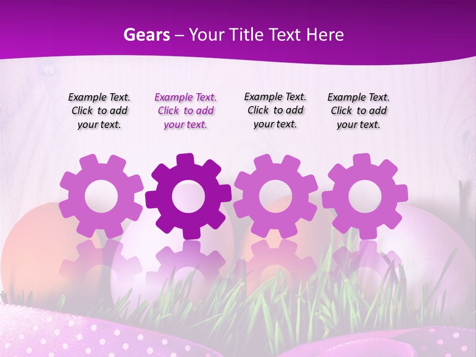 Symbol Blue Pink PowerPoint Template