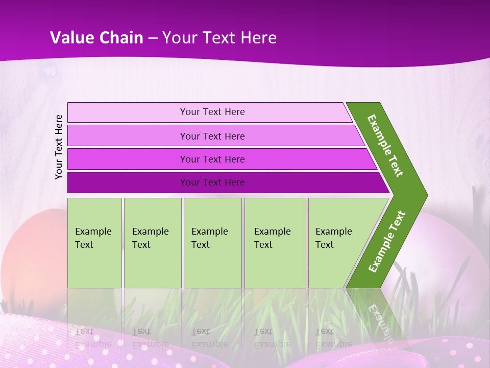 Symbol Blue Pink PowerPoint Template