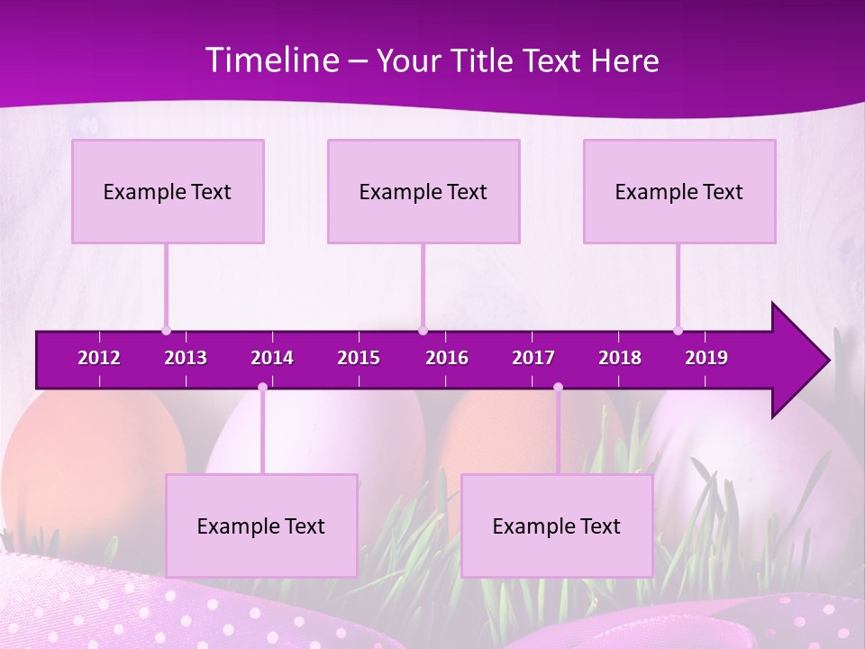 Symbol Blue Pink PowerPoint Template