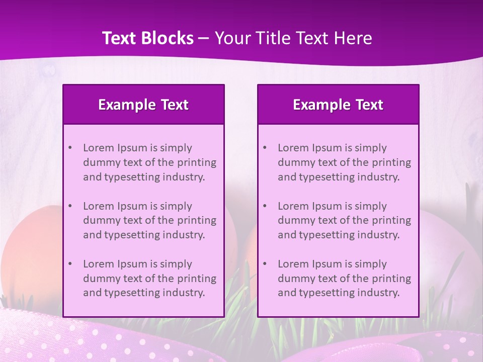 Symbol Blue Pink PowerPoint Template