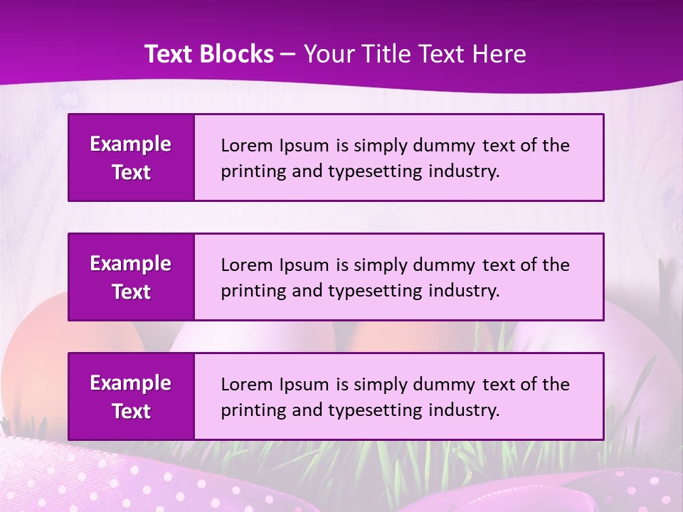 Symbol Blue Pink PowerPoint Template