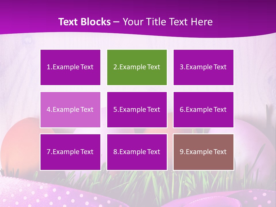 Symbol Blue Pink PowerPoint Template