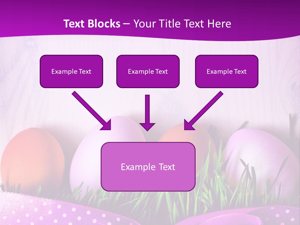 Symbol Blue Pink PowerPoint Template