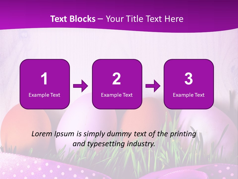 Symbol Blue Pink PowerPoint Template